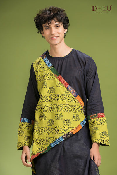 Exclusive Designer Kurta Dhoti(Optional) Set