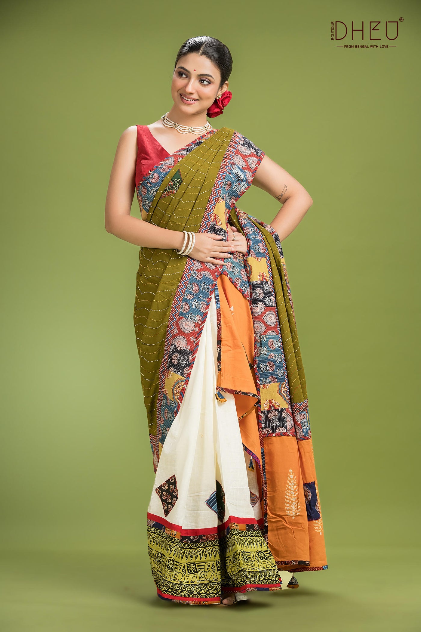 Exclusive Designer Mekhela Sador