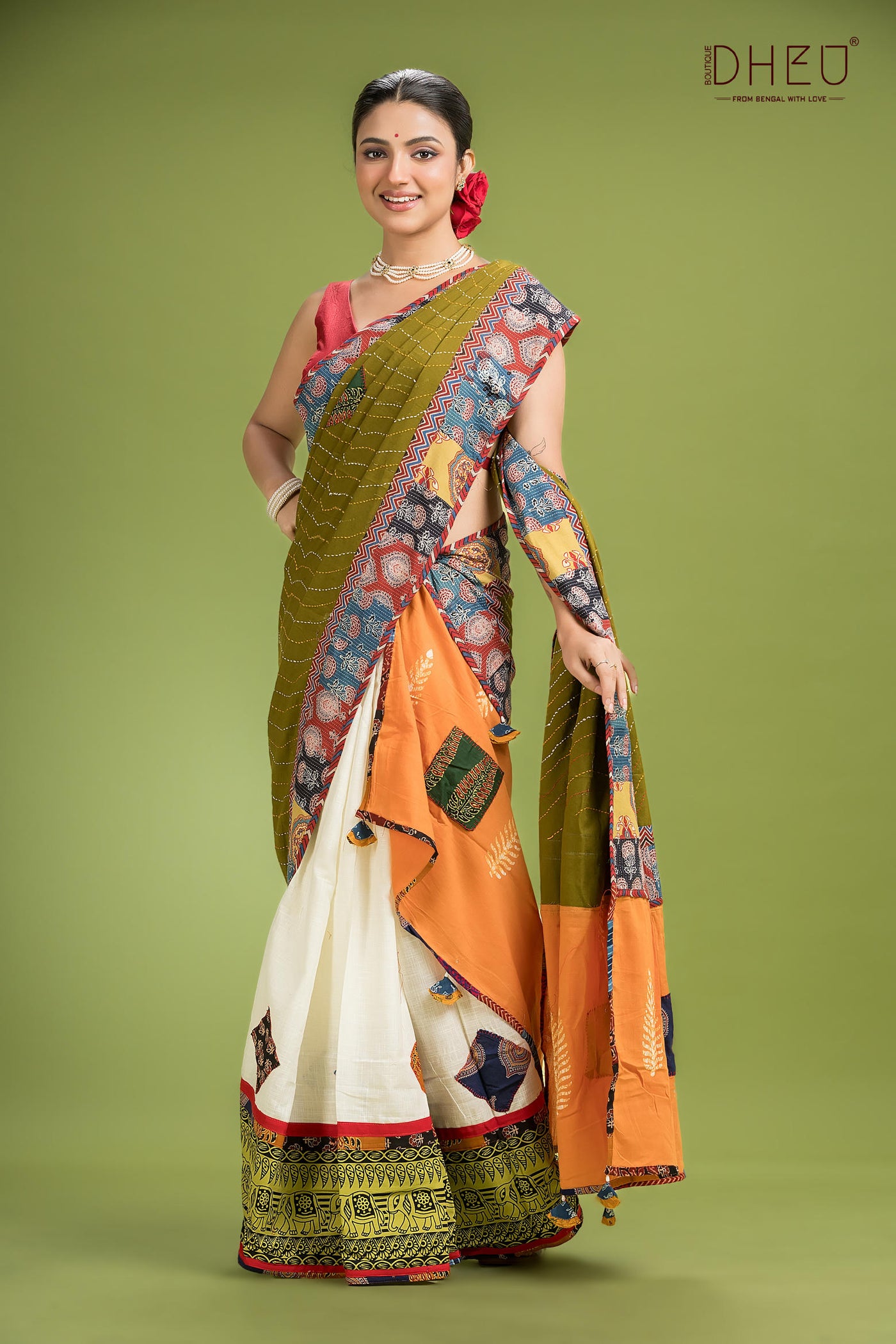 Exclusive Designer Mekhela Sador