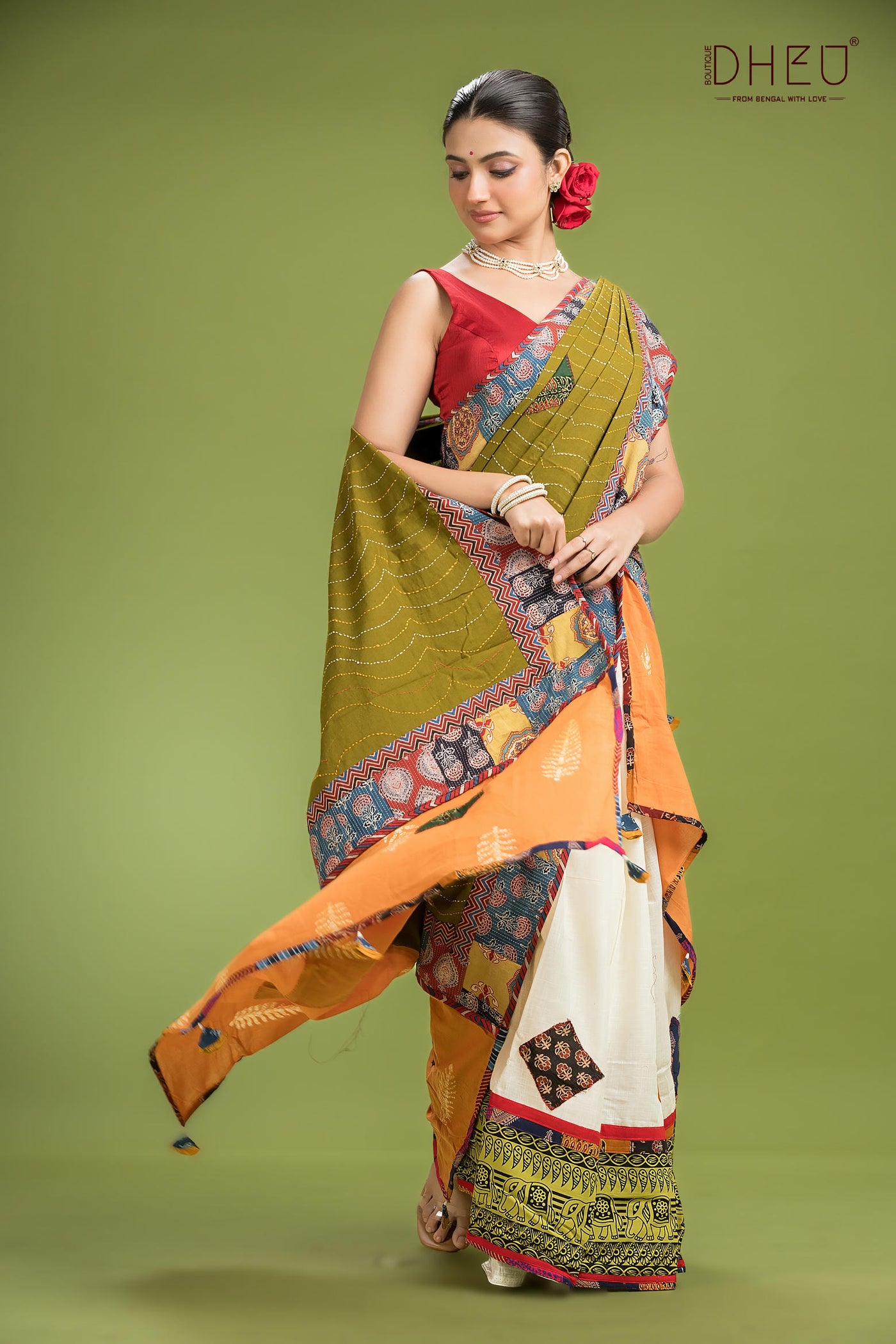 Exclusive Designer Mekhela Sador