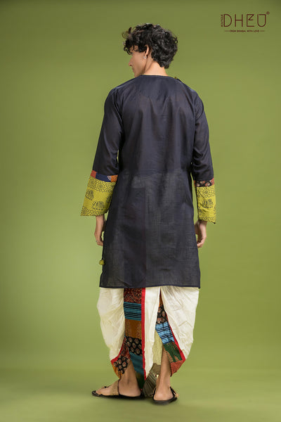 Exclusive Designer Kurta Dhoti(Optional) Set
