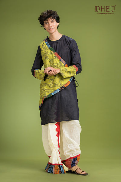 Exclusive Designer Kurta Dhoti(Optional) Set