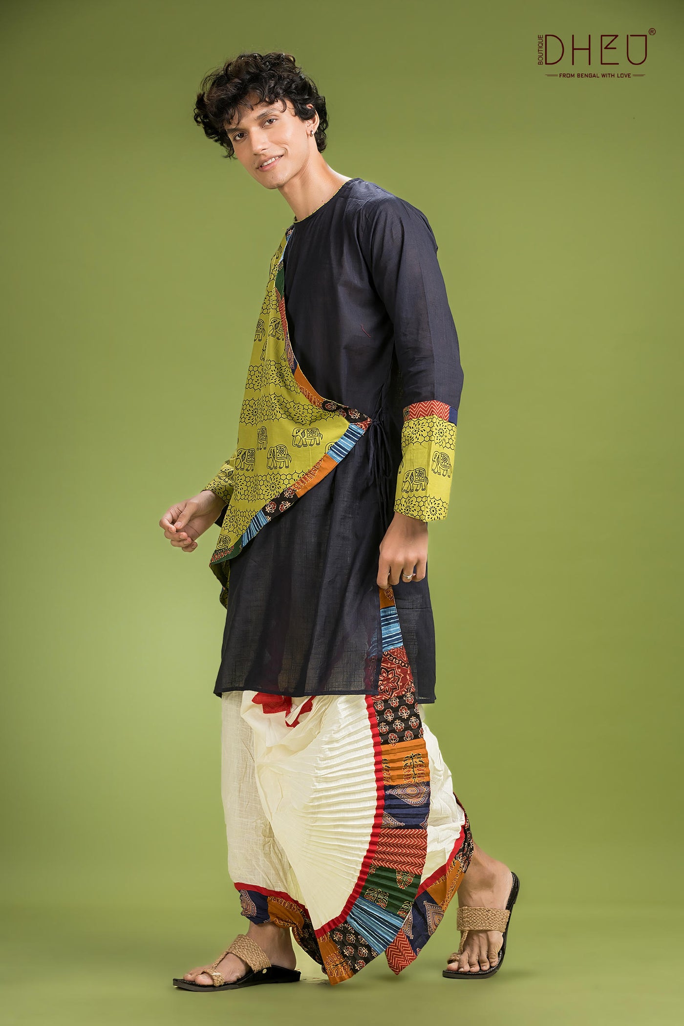 Exclusive Designer Kurta Dhoti(Optional) Set