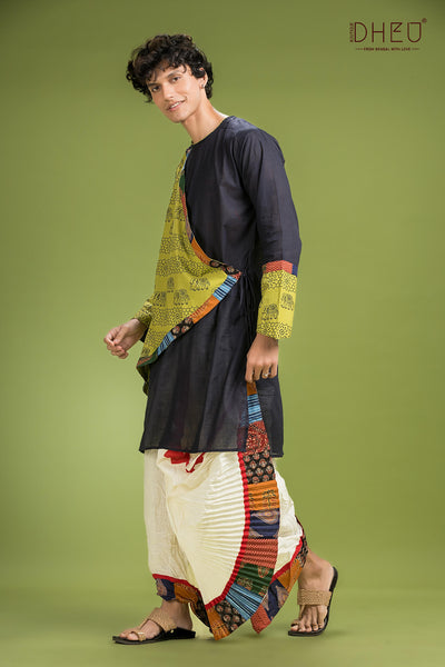 Exclusive Designer Kurta Dhoti(Optional) Set