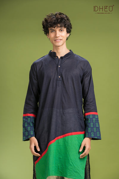 Dheu Exclusive Kurta & Saree Couple Set