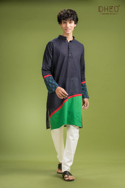 Dheu Exclusive Kurta & Saree Couple Set