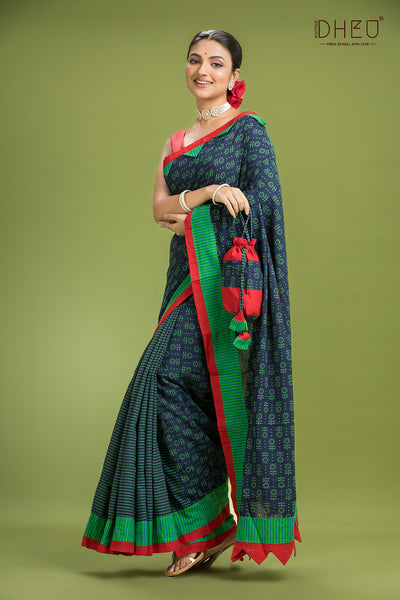 Dheu Exclusive Kurta & Saree Couple Set