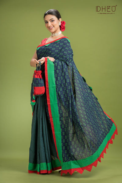 Dheu Exclusive Kurta & Saree Couple Set