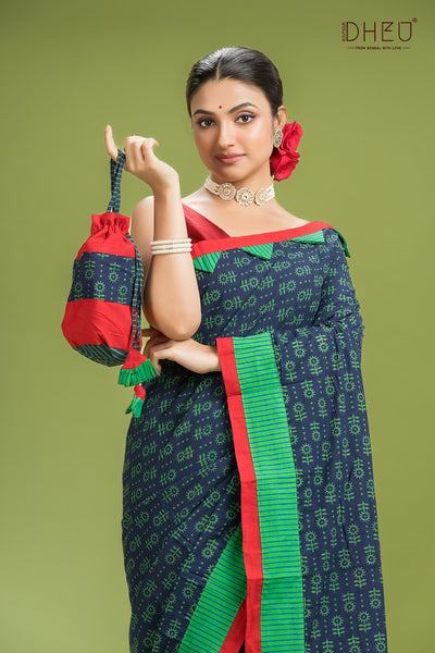 Dheu Exclusive Kurta & Saree Couple Set