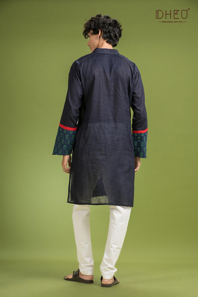 Dheu Exclusive Kurta & Saree Couple Set