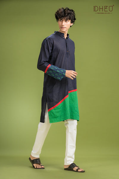 Dheu Exclusive Kurta & Saree Couple Set
