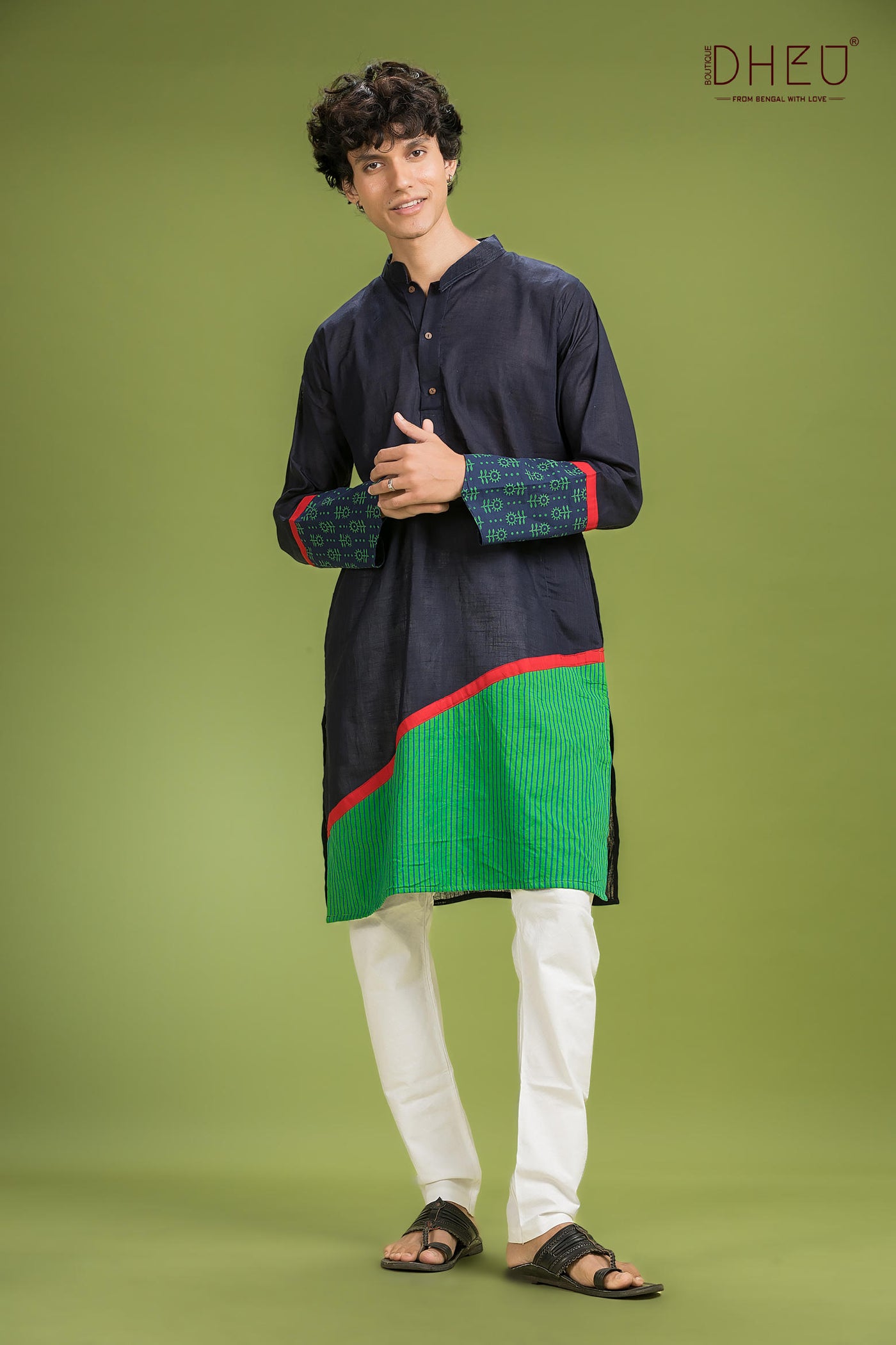 Dheu Exclusive Kurta & Saree Couple Set