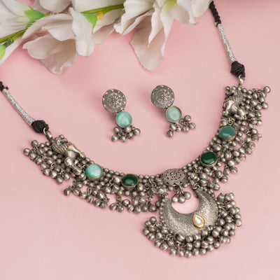 Dheu Necklace & Earrings Combo