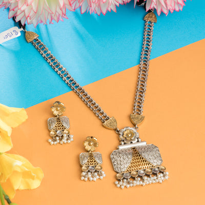 Dheu Necklace & Earrings Combo