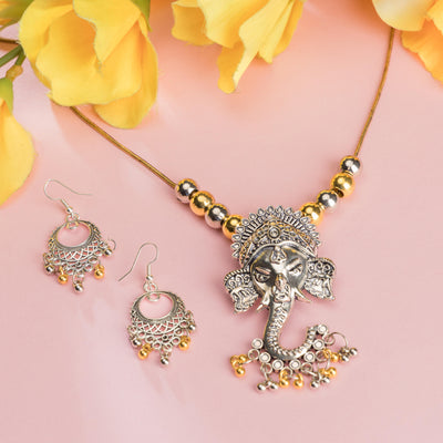 Dheu Necklace & Earrings Combo