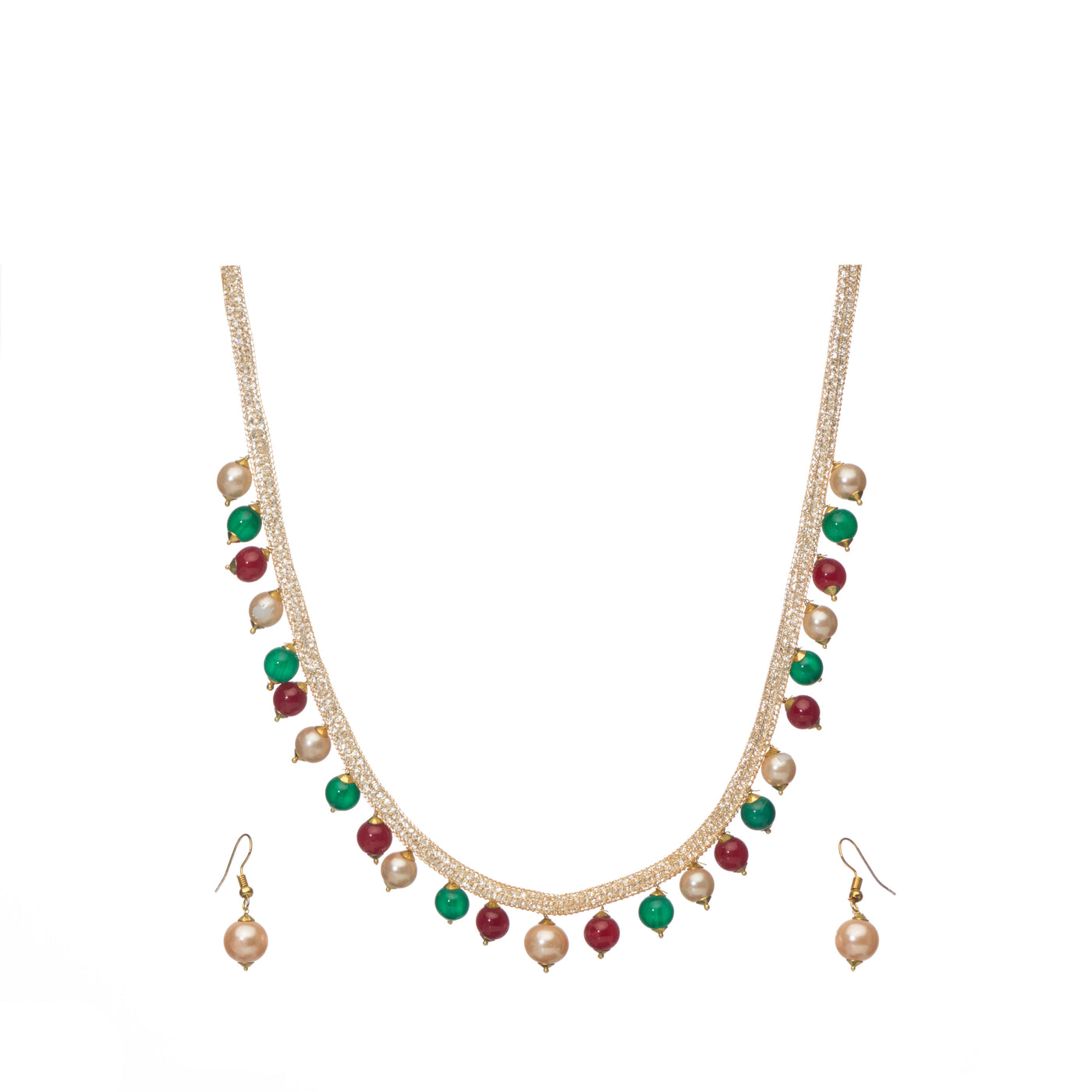 Dheu Necklace & Earrings Combo