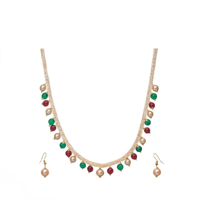 Dheu Necklace & Earrings Combo