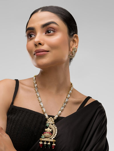 Dheu Designer Necklace & Earrings Combo