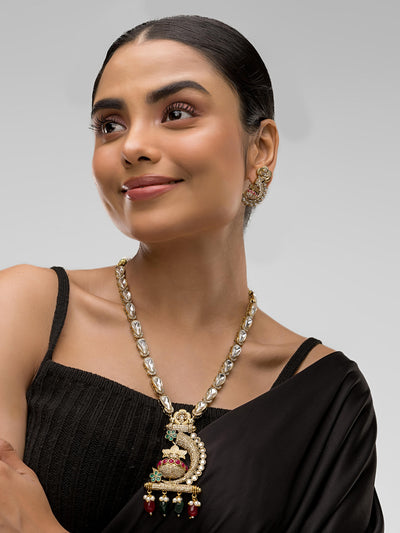 Dheu Designer Necklace & Earrings Combo