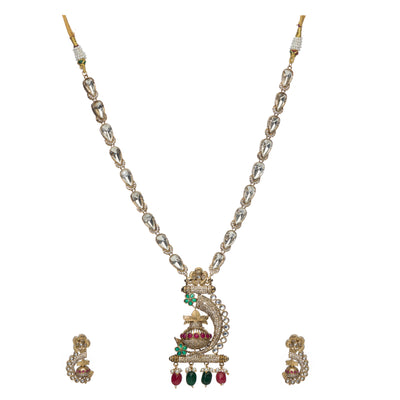 Dheu Designer Necklace & Earrings Combo