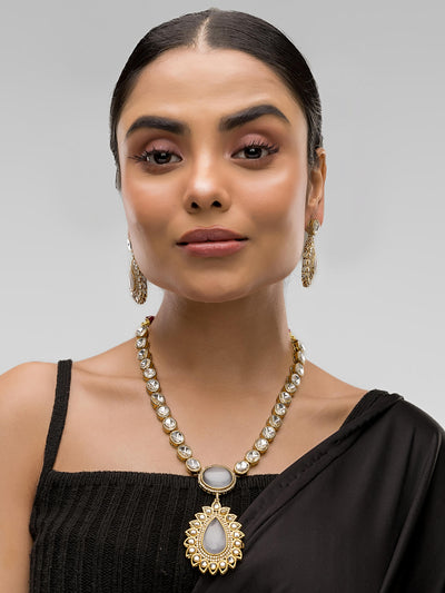 Dheu Designer Necklace & Earrings Combo