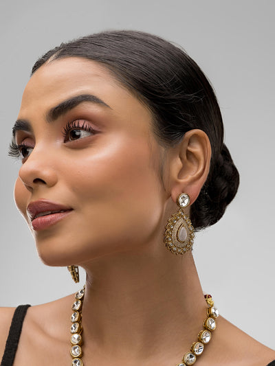 Dheu Designer Necklace & Earrings Combo