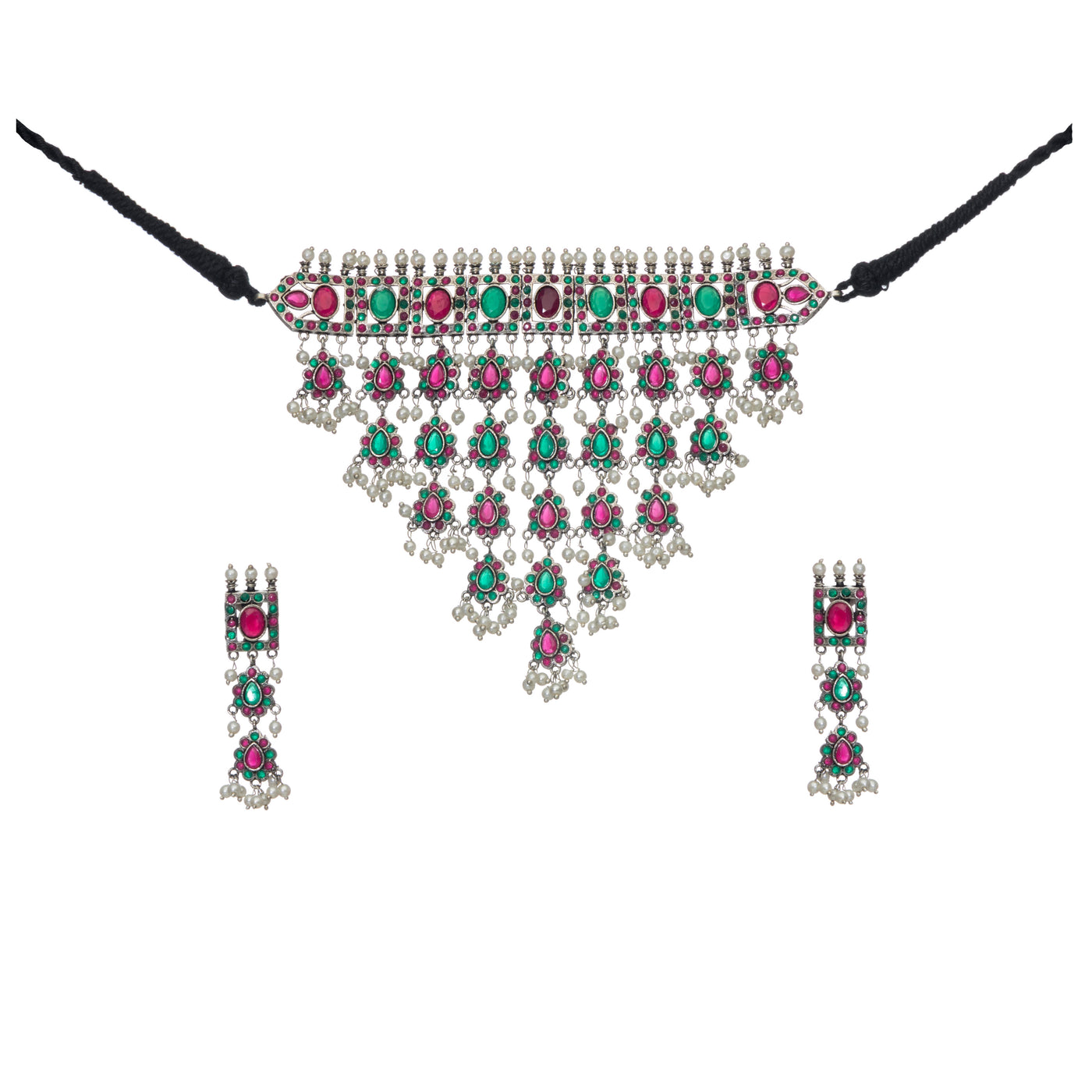 Dheu Necklace & Earrings Combo
