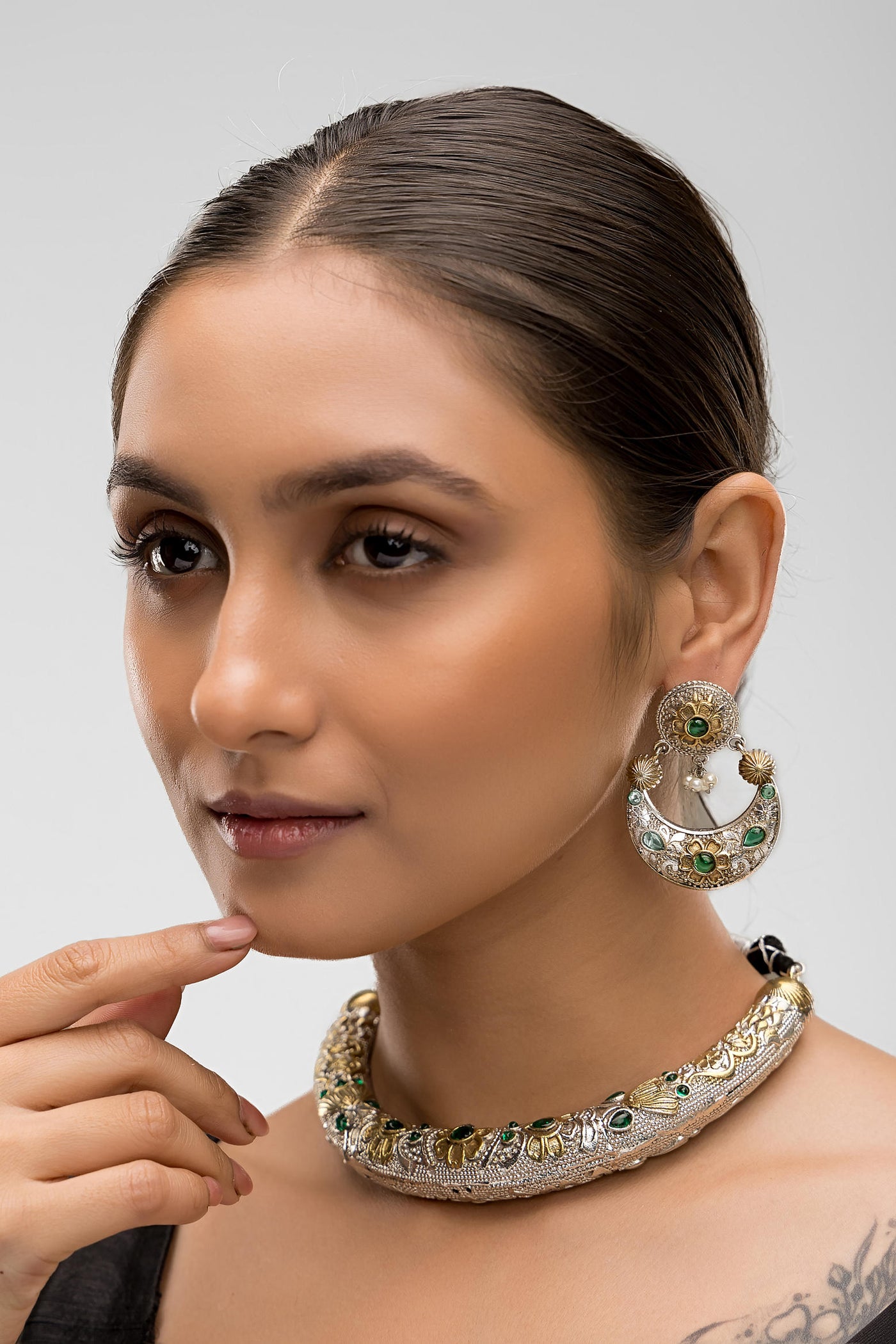 Dheu Necklace & Earrings Combo