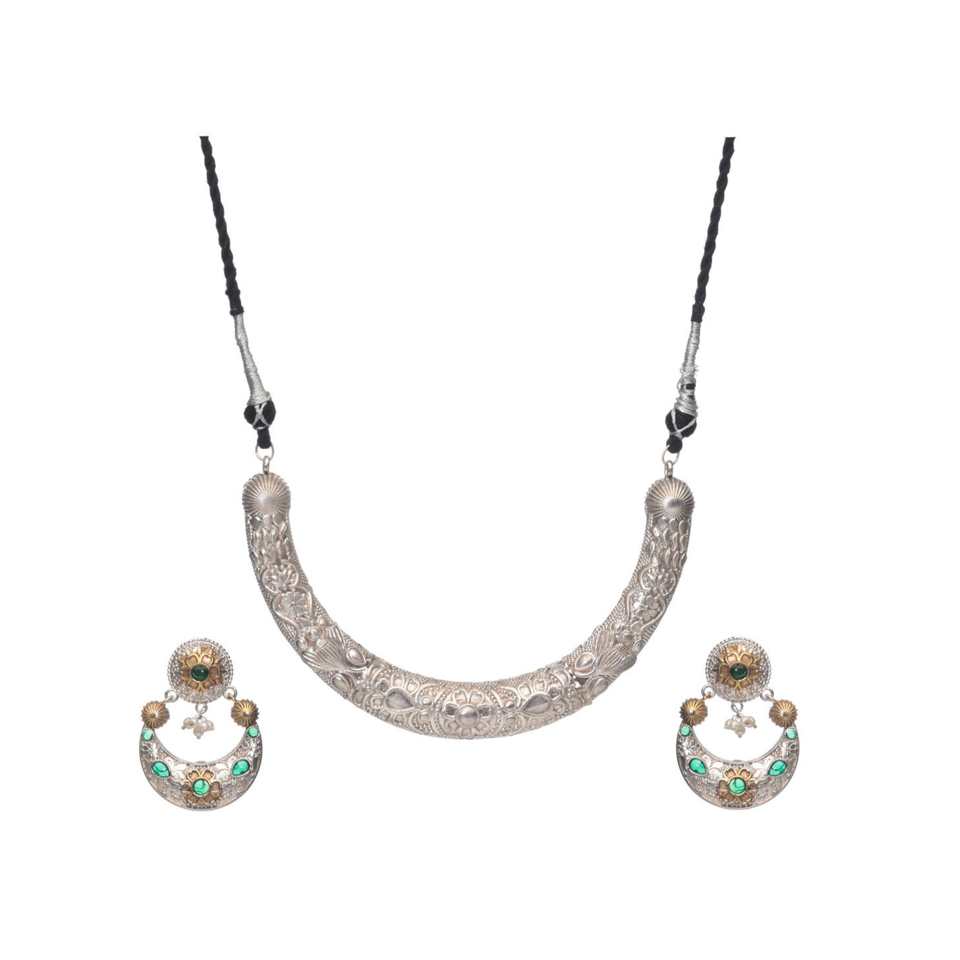 Dheu Necklace & Earrings Combo