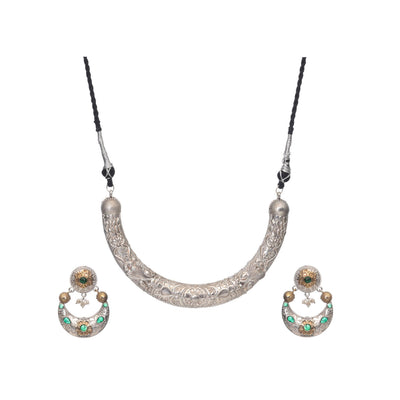 Dheu Necklace & Earrings Combo