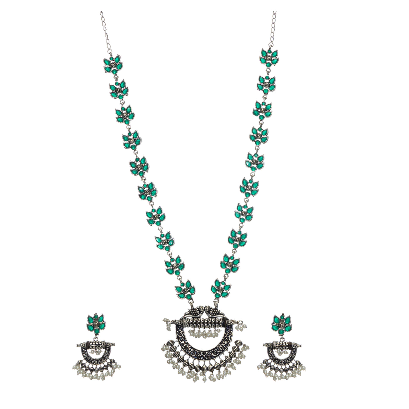Dheu Necklace & Earrings Combo
