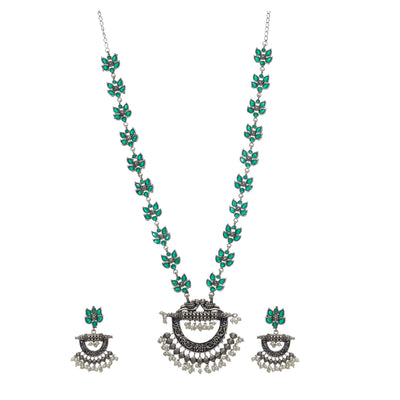 Dheu Necklace & Earrings Combo
