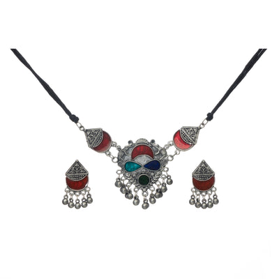 Dheu Necklace & Earrings Combo