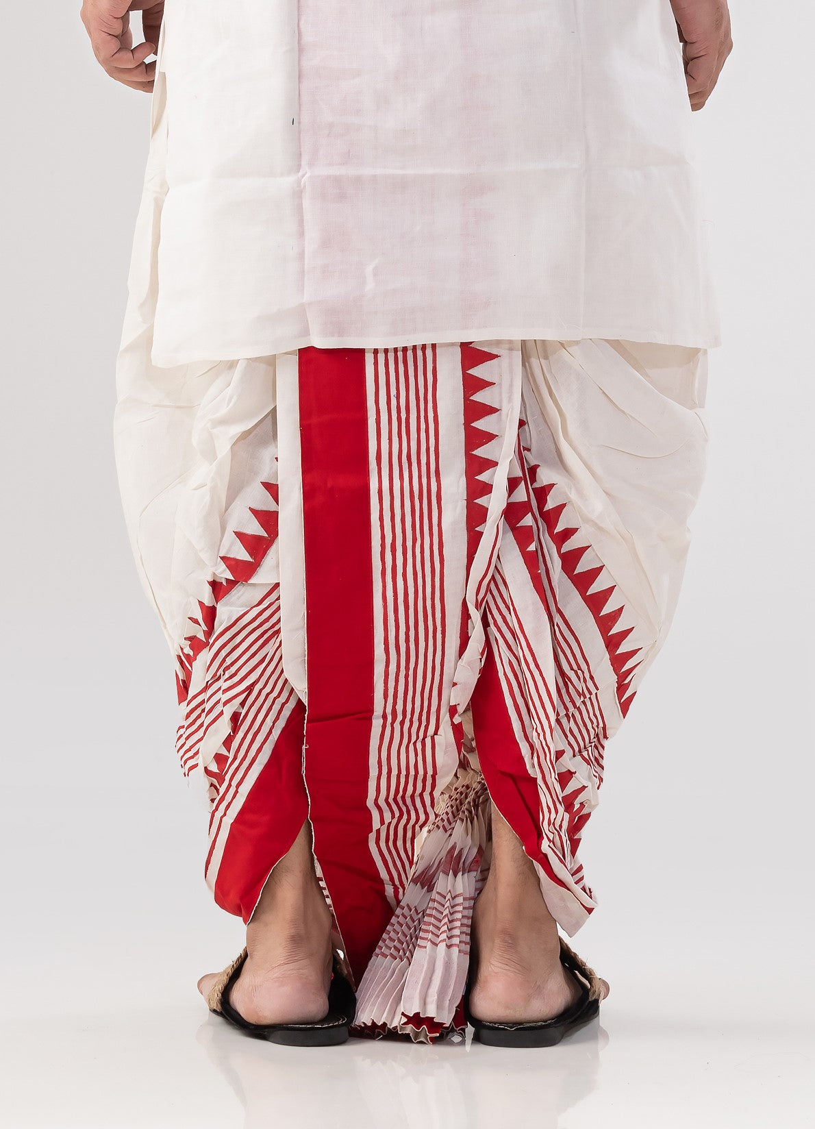 Bengali Cotton Dhoti- Ready to wear