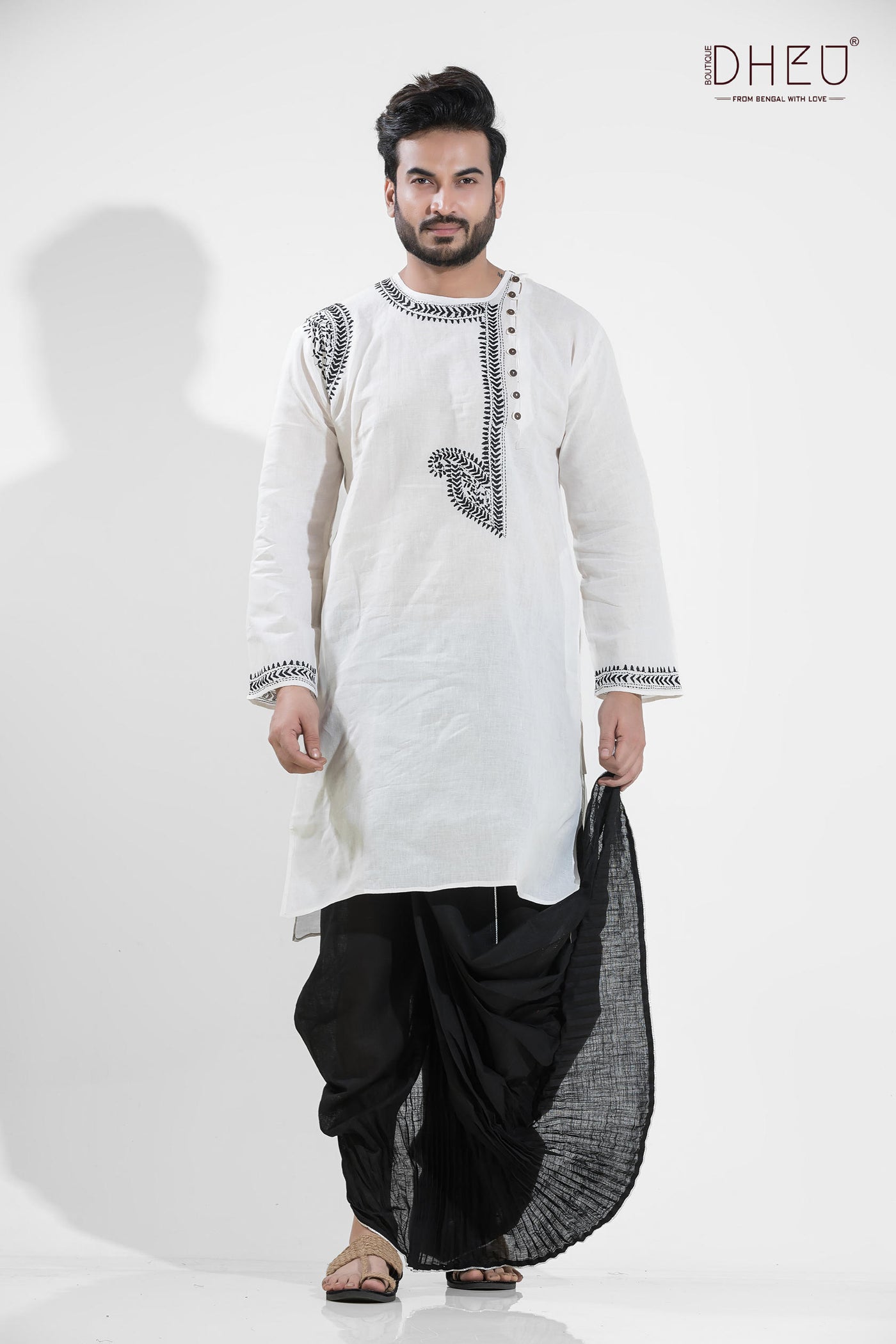 Designer Kurta & Dhoti(Optional)Full Set