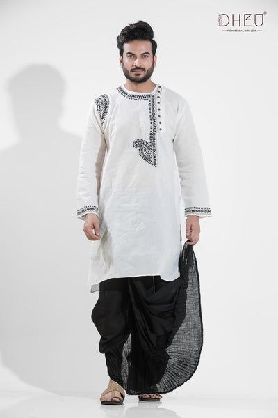 Designer Kurta & Dhoti(Optional)Full Set