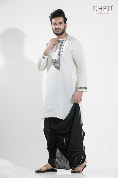 Designer Kurta & Dhoti(Optional)Full Set
