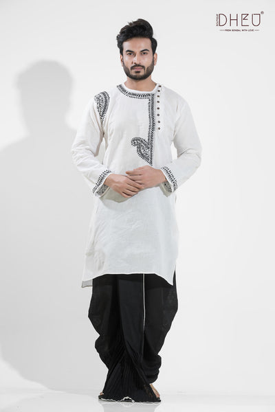 Designer Kurta & Dhoti(Optional)Full Set