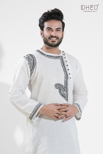 Designer Kurta & Dhoti(Optional)Full Set
