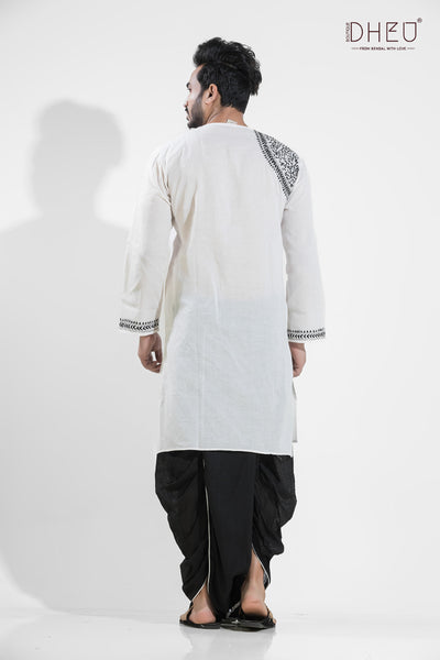 Designer Kurta & Dhoti(Optional)Full Set