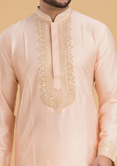 Designer Wedding Kurta & Dhoti(Optional) Set