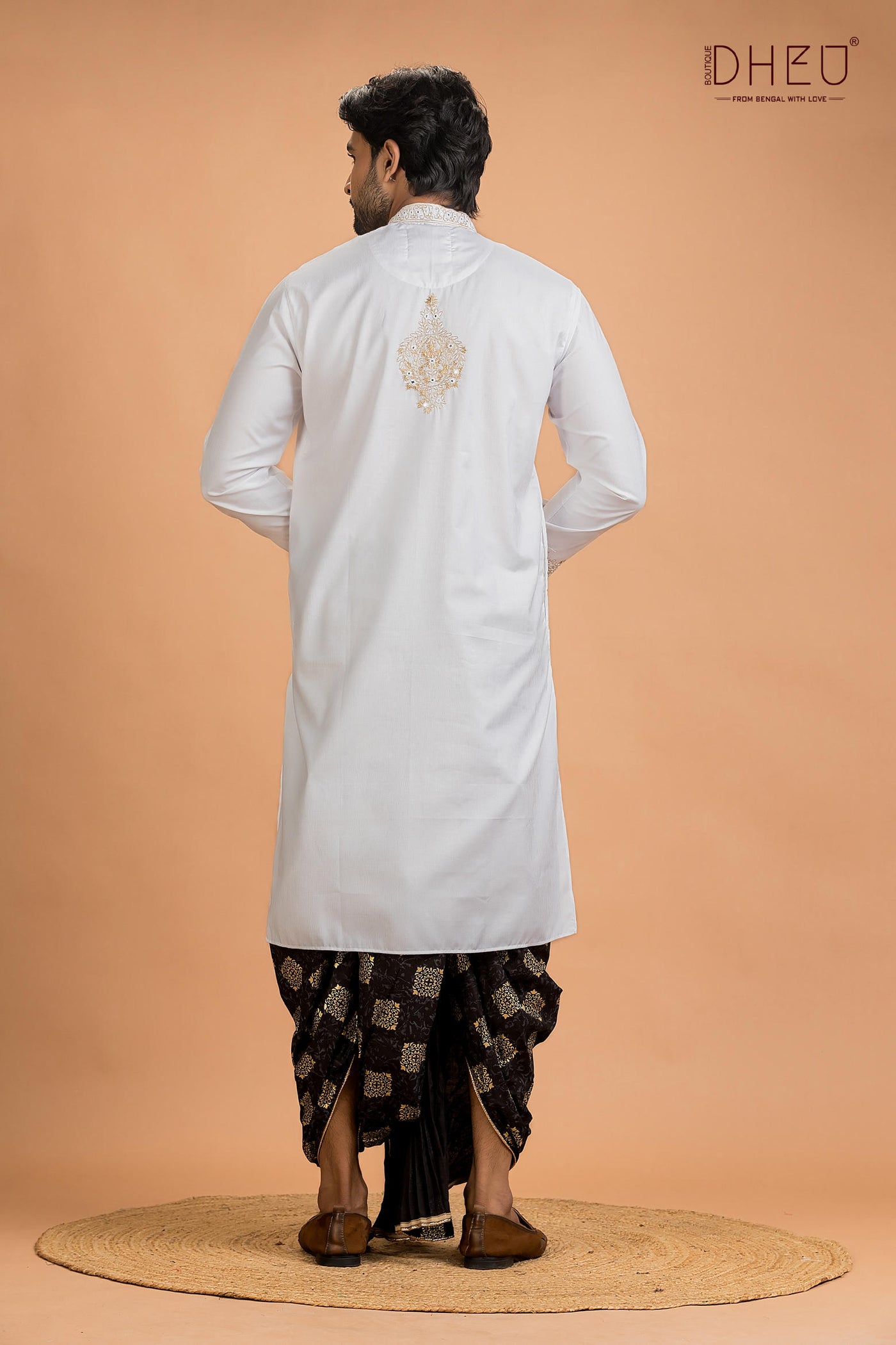 Designer Wedding Kurta & Dhoti(Optional) Set