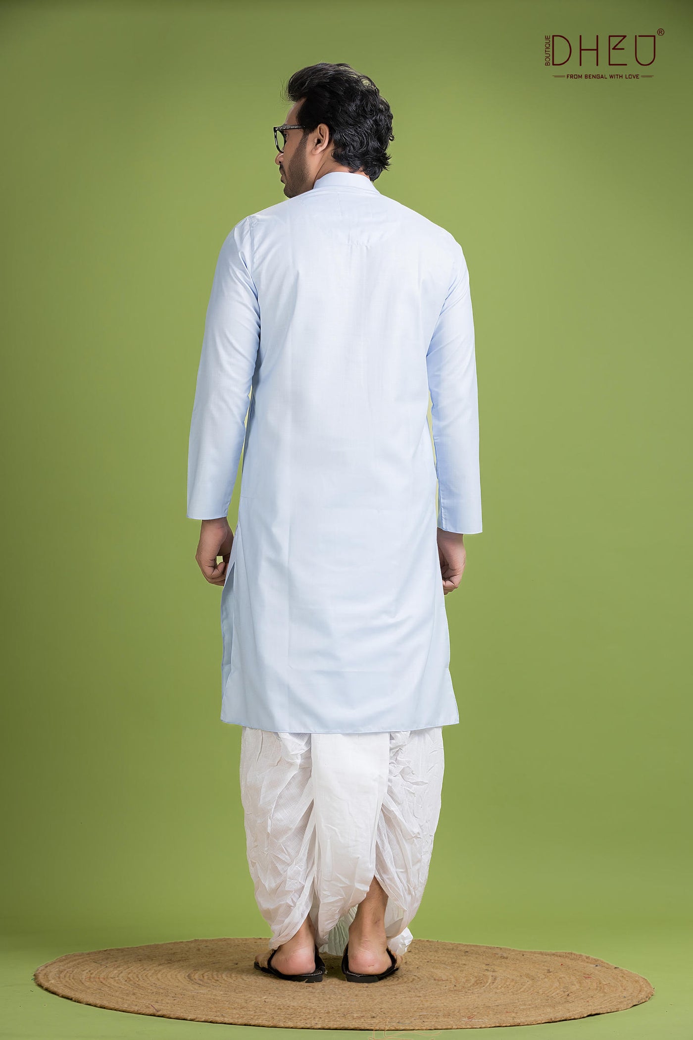 Casual Style Kurta-Dhoti Full Set