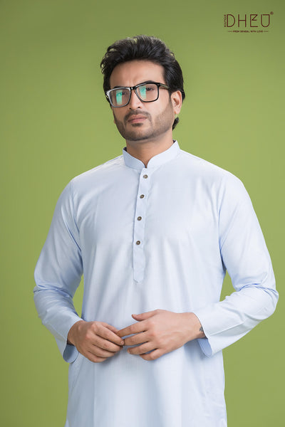 Casual Style Kurta-Dhoti Full Set