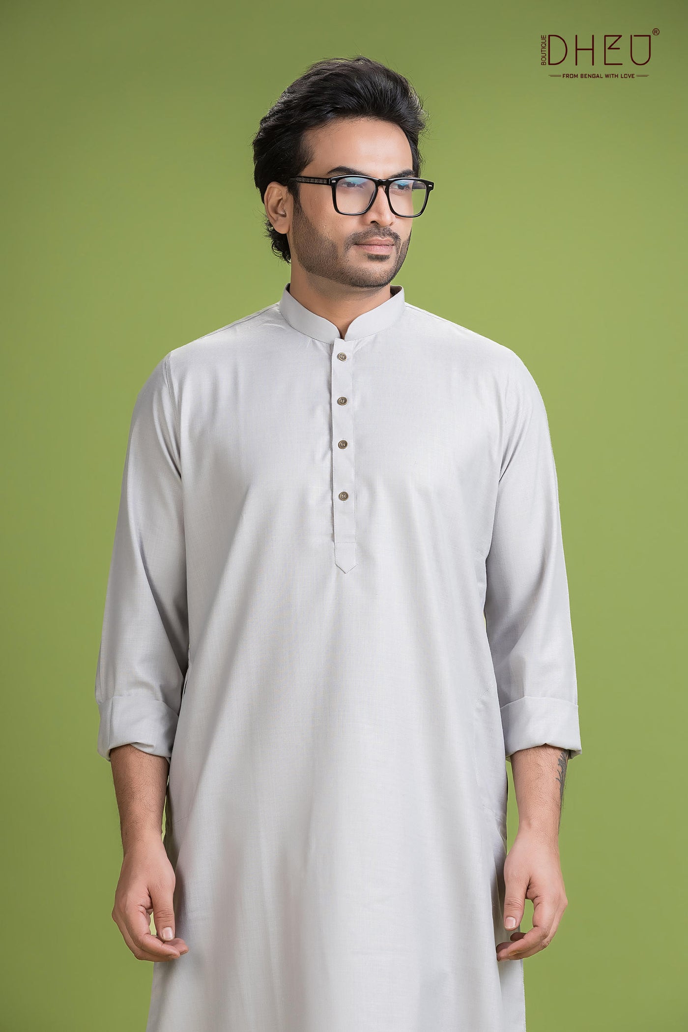 Casual Style Kurta-Dhoti Full Set