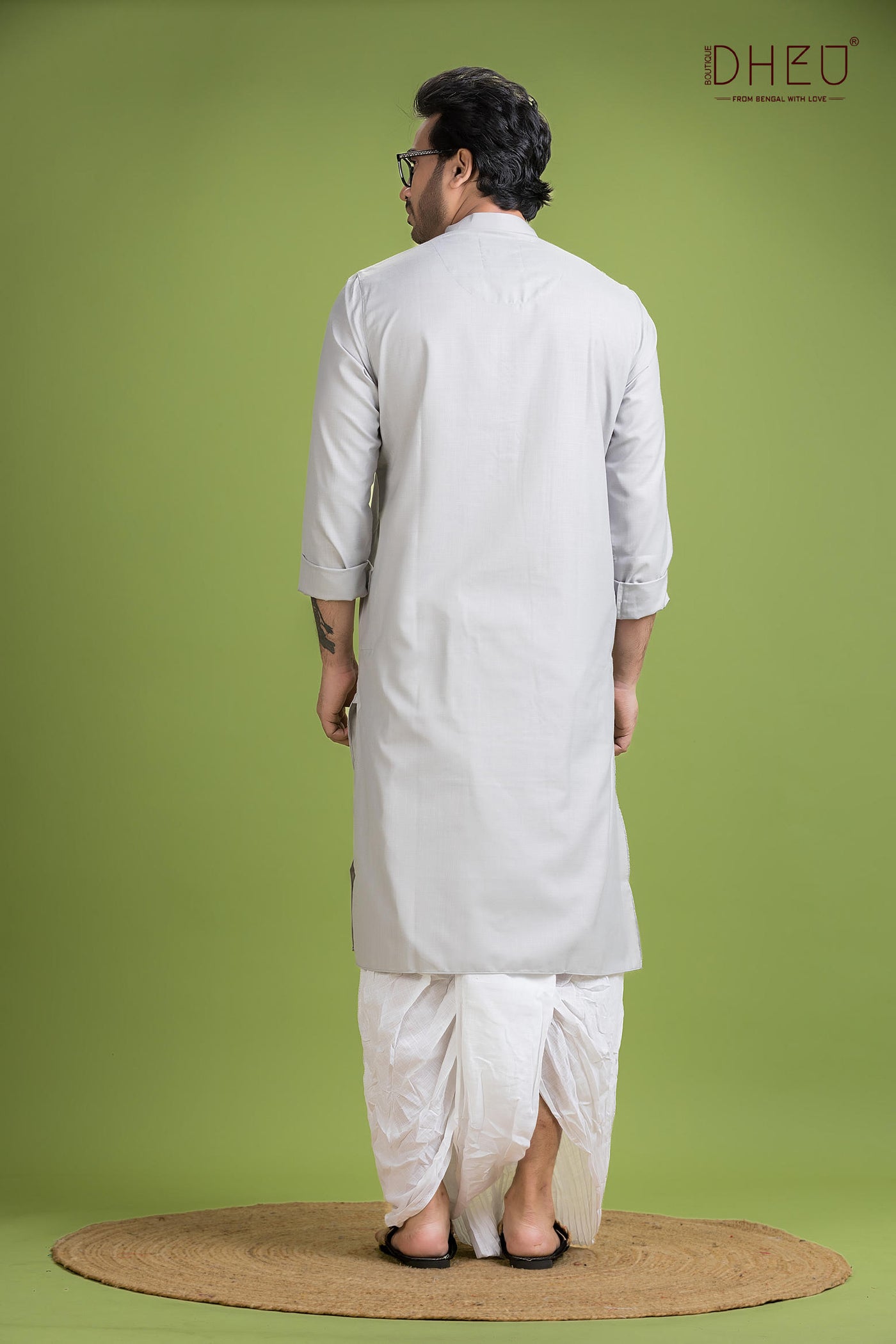 Casual Style Kurta-Dhoti Full Set