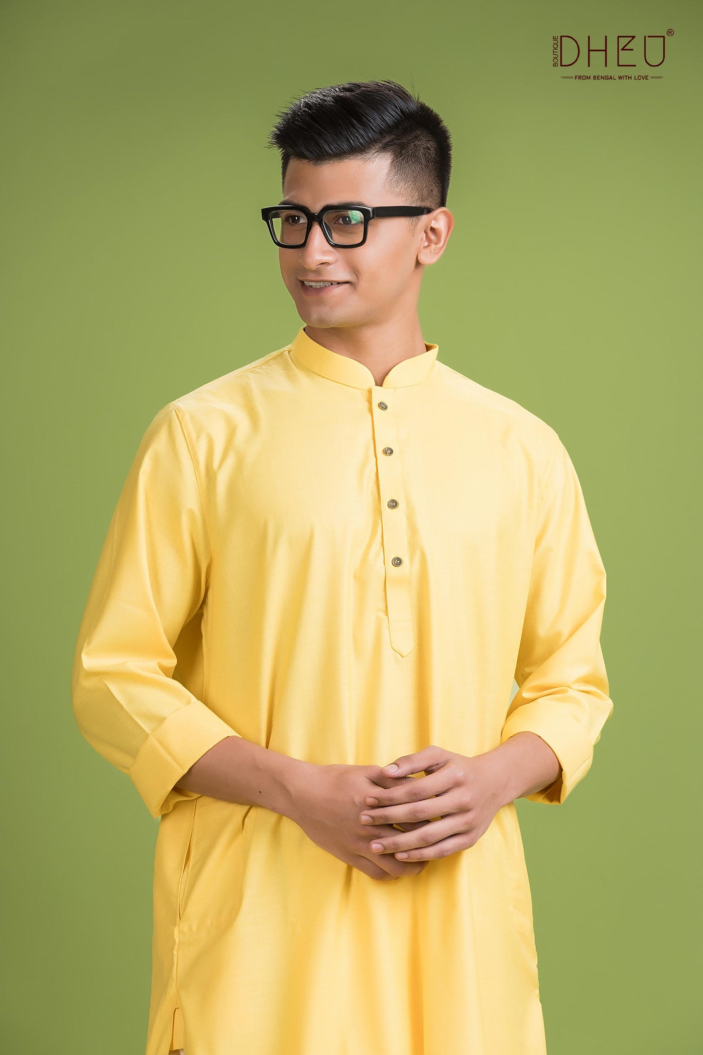 Casual Style Kurta-Dhoti Full Set
