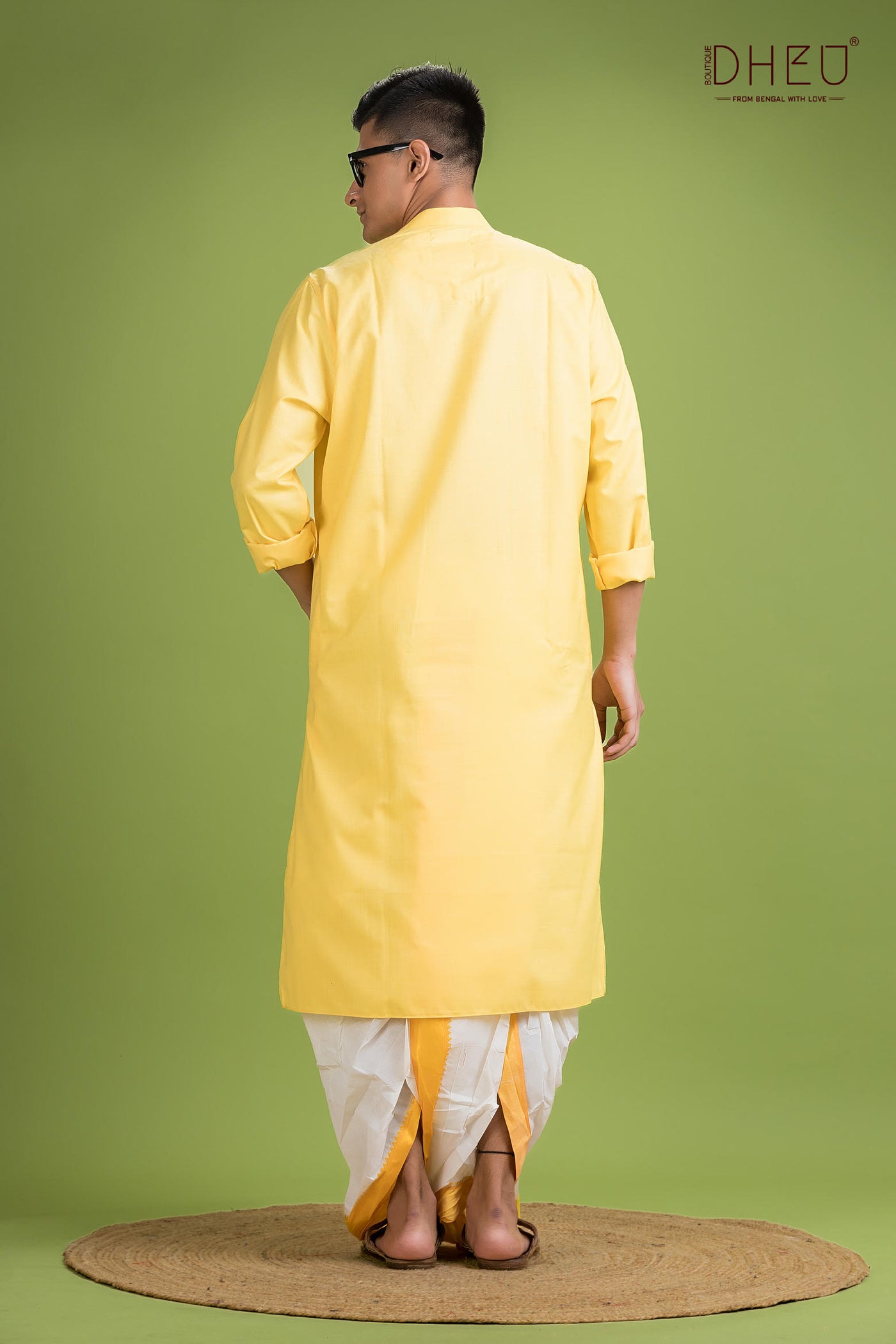 Casual Style Kurta-Dhoti Full Set