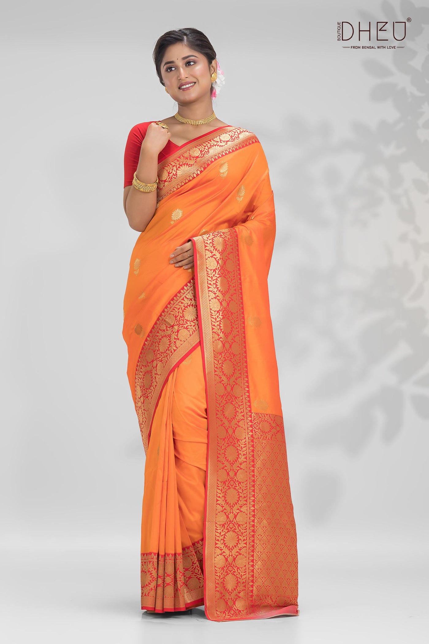 Semi Katan Benarasi Saree