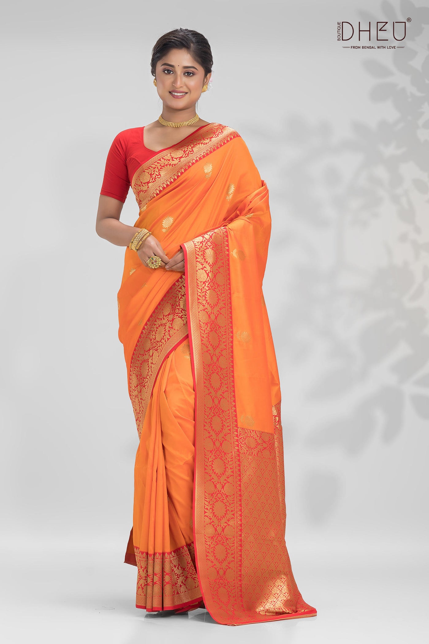 Semi Katan Benarasi Saree